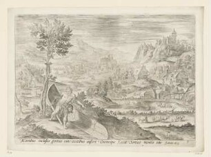 Samson mit den Thorflügeln, Blatt 3 der Folge "Geschichte Salomons"
