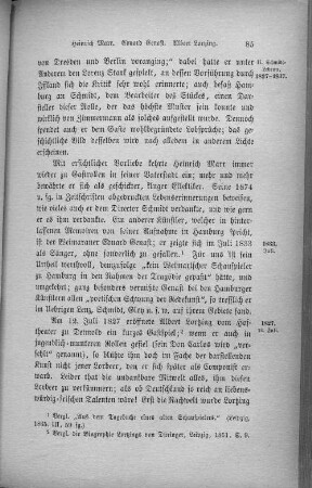Heinrich Marr. Eduard Genast. Albert Lortzing.