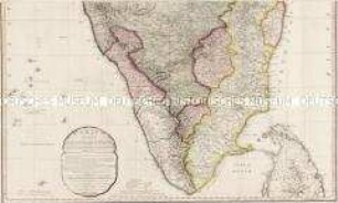 A Map of the Peninsula of India