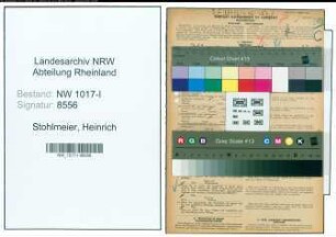 Entnazifizierung Heinrich Stohlmeier , geb. 01.11.1901 (Planierer)