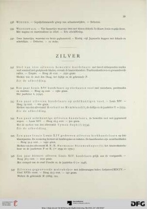 Zilver (Nr. 541-595)