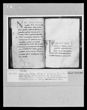 Vita Sancti Martini — 30 verso: Schriftseite Nec dissimile; 31 recto: freie Stelle für eine Illustration, Treveris, Folio 30verso / 31recto