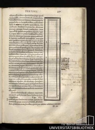De fundationibus & columnis atq[ue] earum ornatu & epistyliis tam i[n] locis solidis quam in congestitiis. Cap. III.