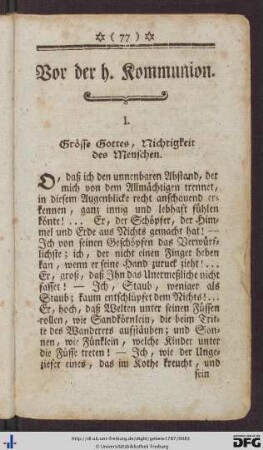 Kommunion-Gebete.