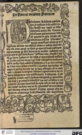 De ritu et moribus Indorum.