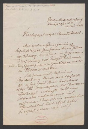 Brief an Eugen d' Albert : 20.05.1894