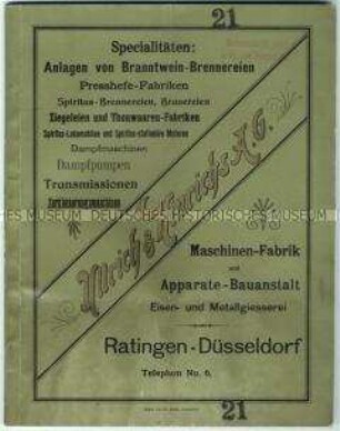 Anlagen und Apparate für Brennereien