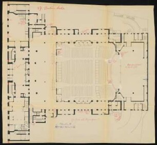 Eispalast (auch: Scala), Berlin-Schöneberg: Grundriss 1:100