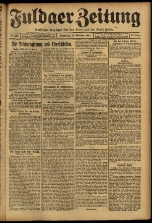 Ausgabe vom Dienstag, den 11. Oktober 1921.