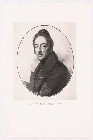 Portrait des jüngeren Langhans: Portrait des jüngeren Langhans