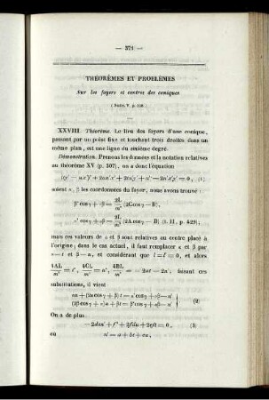 Théorèmes et problèmes.
