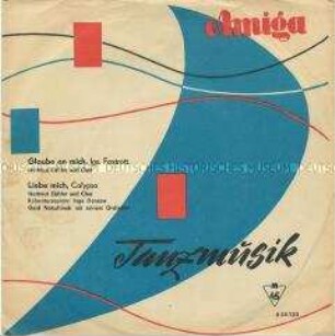 Platte mit Tanzmusik, Plattenhülle