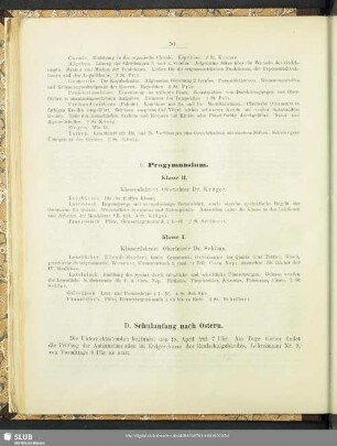 D. Schulanfang nach Ostern