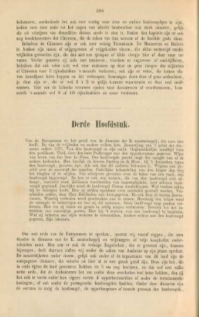 Derde hoofdstuk. Van de Europeanen en het getal van de dienaren der E. maatschappij, die men hier heeft ...
