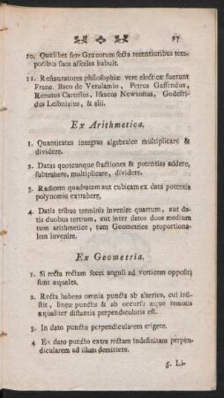 Ex Geometria
