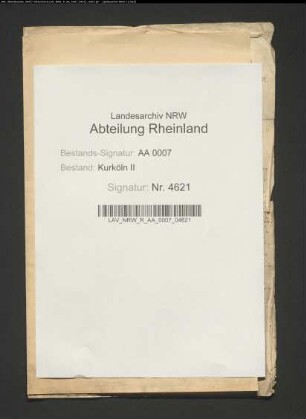 Beilegung der Grenzstreitigkeiten zwischen Kurköln und Nassau-Siegen
