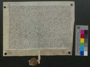 Martin Dietrich von Gundelfingen gibt dem Kloster St. Agnes in Freiburg seinen Erblehenhof in Gundelfingen auf.