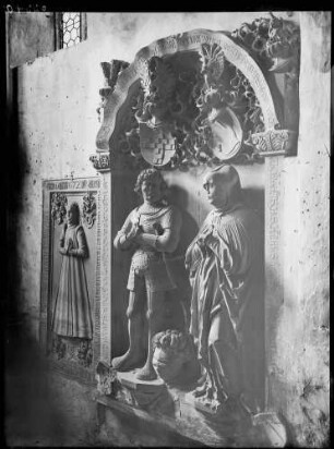 Handschuhsheim Sankt Vitus Kirche Epitaph Johann von Ingelheim (gestorben 1517) und Ehefrau Margartha von Handschuhsheim (gestorben 1509)