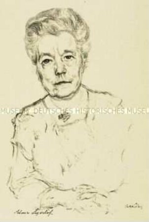Bildnis der Schriftstellerin Selma Lagerlöf (2)
