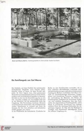 48: Ein Familiengrab von Carl Mauve