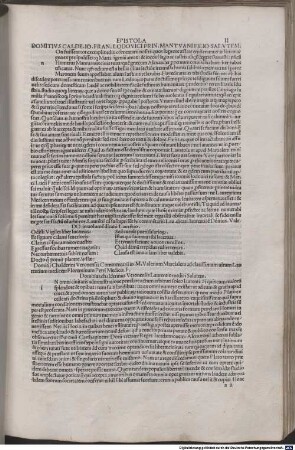 Epigrammata : mit Kommentar von Domitius Calderinus und Georgius Merula. Mit Widmungsbrief an Gianfrancesco Gonzaga, Widmungsbrief und -gedicht an Lorenzo de' Medici, Vita Martialis und Defensio cum recriminatione in calumniatorem commentariorum in Martialem, gewidmet Corelius Carafa, von Domitius Calderinus. Mit Brief an Cornelius Priscus über Martial von Gaius Caecilius Plinius Secundus und Gedicht von Lucidus Phosphorus und Johannes Pyrrhus Pincius