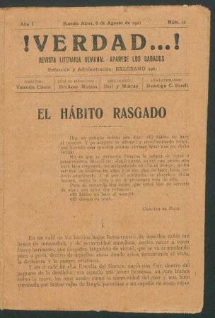 1921001200: El hábito rasgado