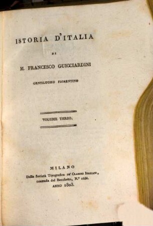 Istoria d'Italia, 3