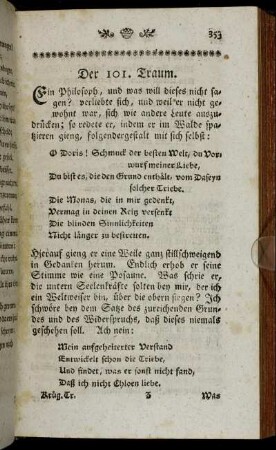Der 101. Traum. - Der 105. Traum.