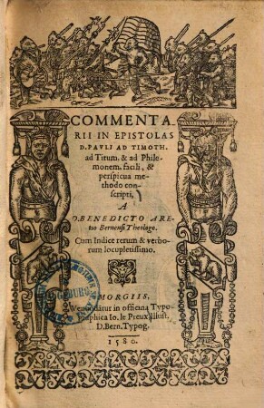 Commentarii in epistolas D. Pauli ad Timoth. ad Titum et ad Philemonem : facili et perspicua methodo conscripti