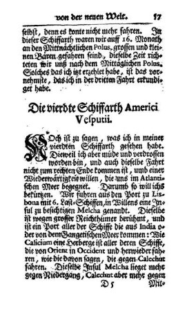 Die vierdte Schiffarth Emerici Vesputii
