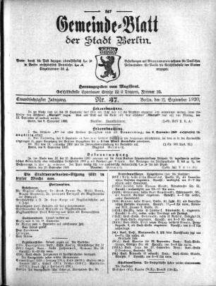1920,37: Nr. 37, 12. September 1920