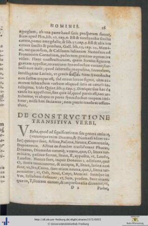 De Constructione Transitiva Verbi