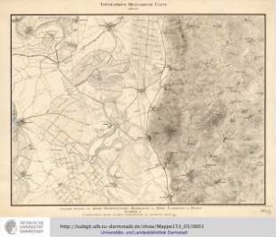 Topographisch-militairische Carte. 2tes Bl.