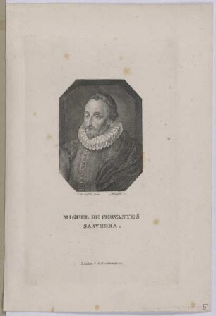 Bildnis des Miguel de Cervantes Saavedra