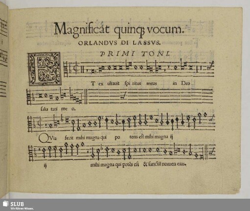 Magnificat quinque vocum
