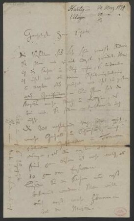 Brief an B. Schott's Söhne : 17.03.1839