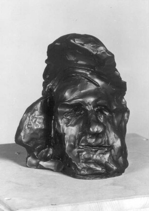 Hrdlicka, Alfred: Büste Richard Wagner (1813-1883; Komponist, Dirigent), Wien 1985. Bronze, Guß Venturi Arte, Bologna, 24 x 18 x 12 cm. Ausstellung "Alfred Hrdlicka in Dresden" 1994