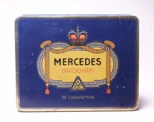 Zigarettenmarke Mercedes - 50er Blechpackung