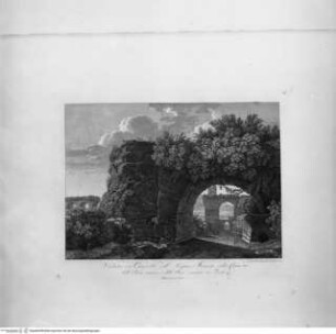 Collezione di Vedute di Tivoli ed altri dintorni di Roma, Veduta dei Condotti dell'Acqua Marzia, della Claudia
