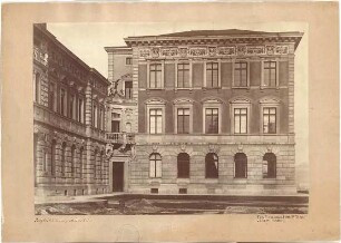 Neureuther, Gottfried von; München; Königlich - Bayerische Polytechnische Schule (TU) - Ecke zwischen Hauptbau u. Chemieflügel