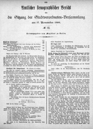 No 32, 17. November 1898