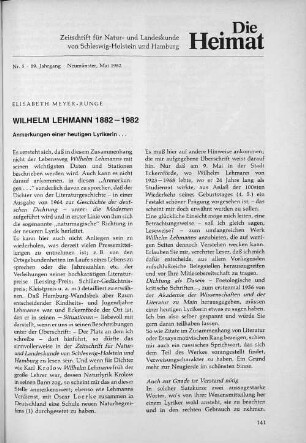 Nr. 5 - 89. Jahrgang - Neumünster, Mai 1982