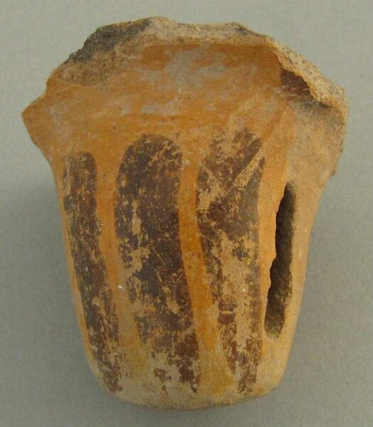 Clay shard of a vessel