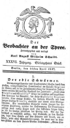 17. Stueck, 24. April 1837