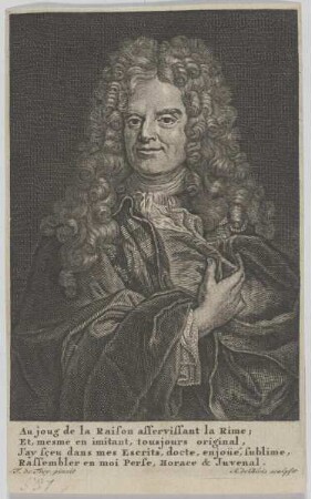 Bildnis des Nicolas Boileau Despréaux