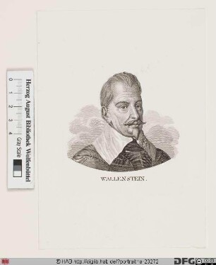 Bildnis Albrecht (Eusebius Wenzel) von Wallenstein (eig. Waldstein)