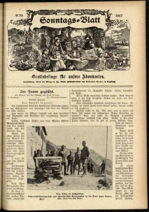 Ausgabe vom Sonntag, den 22. Juli 1917.