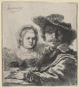 Doppelbildnis des Rembrandt Harmensz. van Rijn und der Saskia van Uylenburgh
