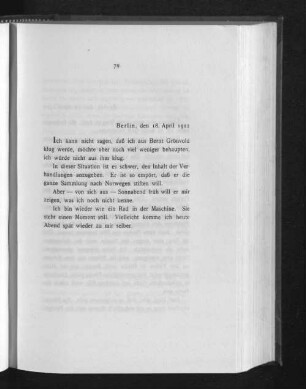 Berlin, den 18. April 1912