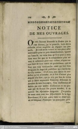 Notice De Mes Ouvrages